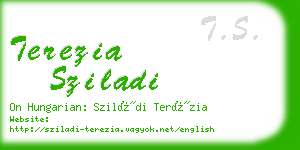 terezia sziladi business card